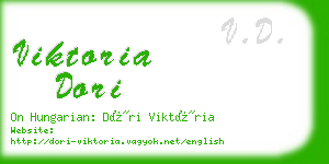 viktoria dori business card